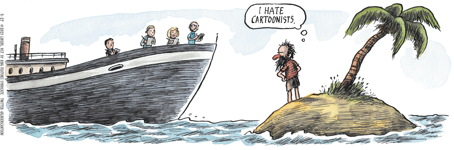 Fictional character OCR: I ??TE CARTOONISTS. I ??TE CARTOONISTS.