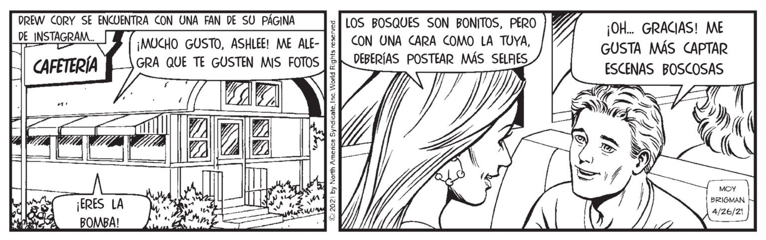 Parallel OCR: DREW CORY SE ENCUENTRA CON UNA FAN DE SU PÁGINA LOS BOSQUES SON BONITOSPERO CON UNA CARA COMO LA TUYADEBERÍAS POSTEAR MÁS SELAES ¡OH. GRACIAS! ME GUSTA MÁS CAPTAR DE INSTAGRAM. ¡MUCHO GUSTOASHLEE! ME ALE- GRA QUE TE GUSTEN MIS FOTOS CAFETERÍA ESCENAS BOSCOSAS MOY BRIGMAN ERES LA 4/26/21 BOMBA! 2021 by North Amenca Syndi DREW CORY SE ENCUENTRA CON UNA FAN DE SU PÁGINA LOS BOSQUES SON BONITOSPERO CON UNA CARA COMO LA TUYADEBERÍAS POSTEAR MÁS SELAES ¡OH. GRACIAS! ME GUSTA MÁS CAPTAR DE INSTAGRAM. ¡MUCHO GUSTOASHLEE! ME ALE- GRA QUE TE GUSTEN MIS FOTOS CAFETERÍA ESCENAS BOSCOSAS MOY BRIGMAN ERES LA 4/26/21 BOMBA! 2021 by North Amenca Syndi