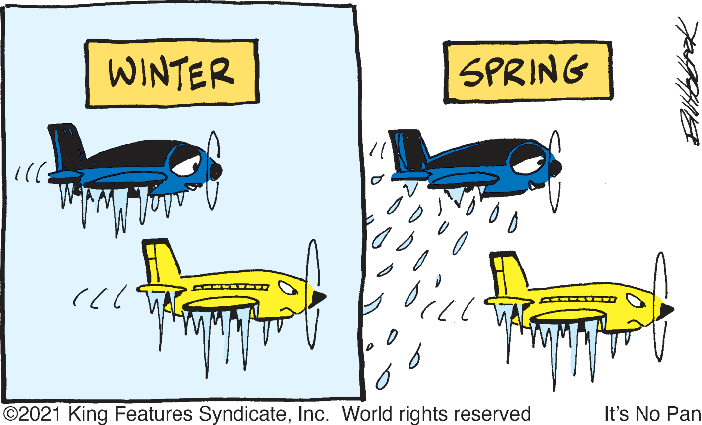 Airplane OCR: WINTER SPRING 222 ©2021 King Features SyndicateInc. World rights reserved It's No Pan WINTER SPRING 222 ©2021 King Features SyndicateInc. World rights reserved It's No Pan