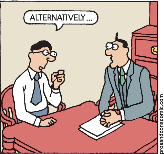 Art OCR: ALTERNATIVELY... prosandconscomic.com ALTERNATIVELY... prosandconscomic.com
