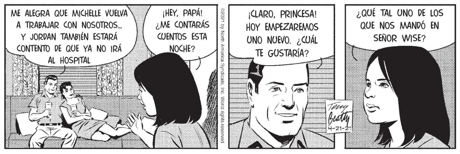 Art OCR: ME ALEGRA QUE MICHELLE VUELVA A TRABAJAR CON NOSOTROS. Y JORDAN TAMBIÉN ESTARÁ CONTENTO DE QUE YA NO IRÁ ¡HEYPAPÁ! ¿ME CONTARÁS CUENTOS ESTA ¿QUÉ TAL UNO DE LOS QUE NOS MANDÓ EN ¡CLAROPRINCESA! HOY EMPEZAREMOS SEÑOR WISE? UNO NUEVO. ¿CUÁL TE GUSTARÍA? NOCHE? AL HOSPITAL Teny beatiy 4-21-21 ME ALEGRA QUE MICHELLE VUELVA A TRABAJAR CON NOSOTROS. Y JORDAN TAMBIÉN ESTARÁ CONTENTO DE QUE YA NO IRÁ ¡HEYPAPÁ! ¿ME CONTARÁS CUENTOS ESTA ¿QUÉ TAL UNO DE LOS QUE NOS MANDÓ EN ¡CLAROPRINCESA! HOY EMPEZAREMOS SEÑOR WISE? UNO NUEVO. ¿CUÁL TE GUSTARÍA? NOCHE? AL HOSPITAL Teny beatiy 4-21-21