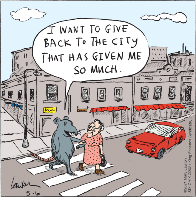 Font OCR: I WANT TO GIVE BACK TO THE CITY " THAT HAS GIVEN ME So M?CH. ??? 5.6 ©2021 Mary Lawton SIX CHIX ©2021 King Features SyndicateIr I WANT TO GIVE BACK TO THE CITY " THAT HAS GIVEN ME So M?CH. ? ?? 5.6 ©2021 Mary Lawton SIX CHIX ©2021 King Features Syndicate