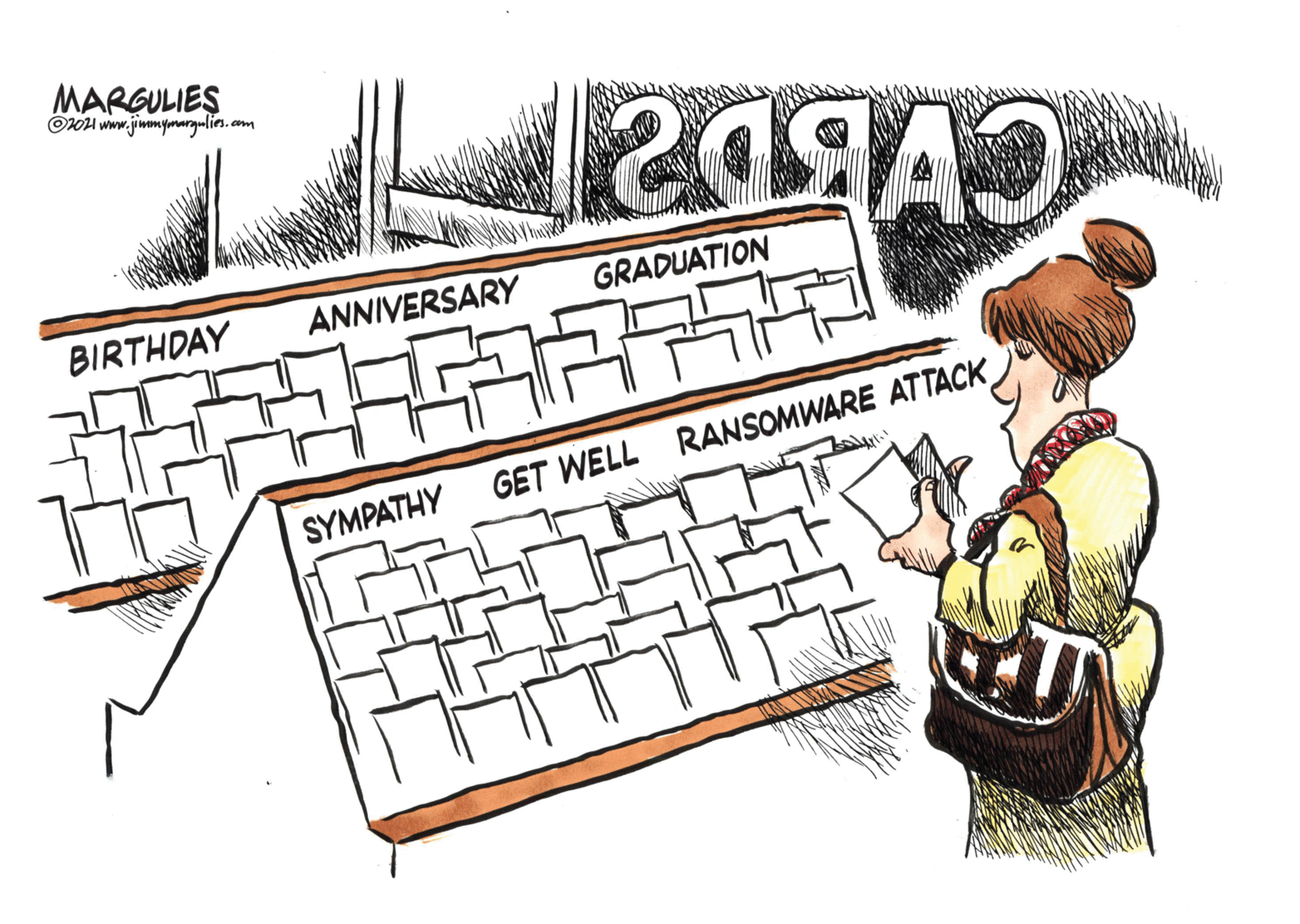 Handwriting OCR: MARGULIES Ooi www.jimmymargulies.com 209A0 ANNIVERSARY GRADUATION BIRTHDAY GET WELL RANSOMWARE ATTACK SYMPATHY MARGULIES Ooi www.jimmymargulies.com 209A0 ANNIVERSARY GRADUATION BIRTHDAY GET WELL RANSOMWARE ATTACK SYMPATHY