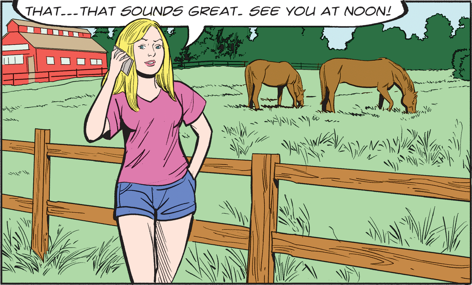 Happy OCR: THAT---THAT SOUNDS GREAT. SEE YOU AT NOON! THAT---THAT SOUNDS GREAT. SEE YOU AT NOON!
