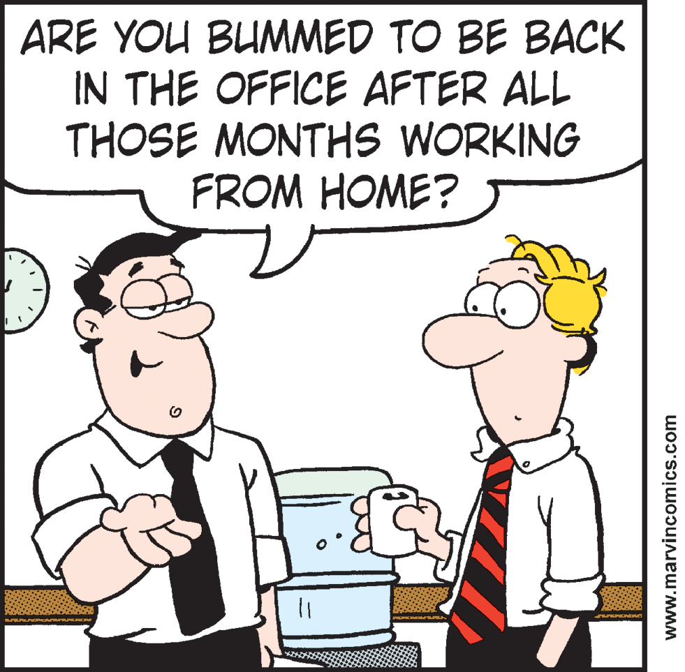 Gesture OCR: ARE YOU BUMMED TO BE BACK IN THE OFFICE AFTER ALL THOSE MONTHS WORKING FROM HOME? www.marvincomics.com ARE YOU BUMMED TO BE BACK IN THE OFFICE AFTER ALL THOSE MONTHS WORKING FROM HOME? www.marvincomics.com