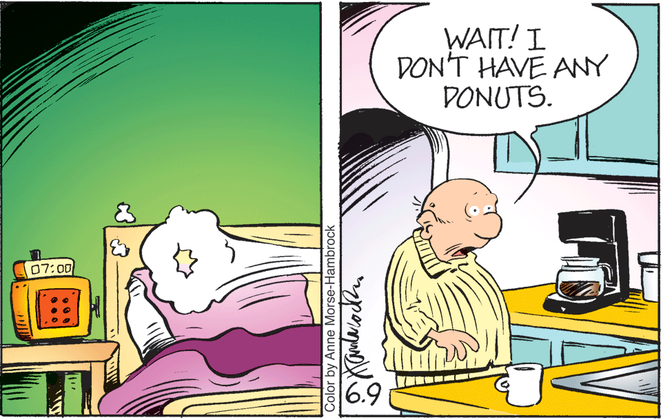 Parallel OCR: WAIT! I DON'T HAVE ANY DONUTS. 07:00 Color by Anne Morse-Hambrock WAIT! I DON'T HAVE ANY DONUTS. 07:00 Color by Anne Morse-Hambrock