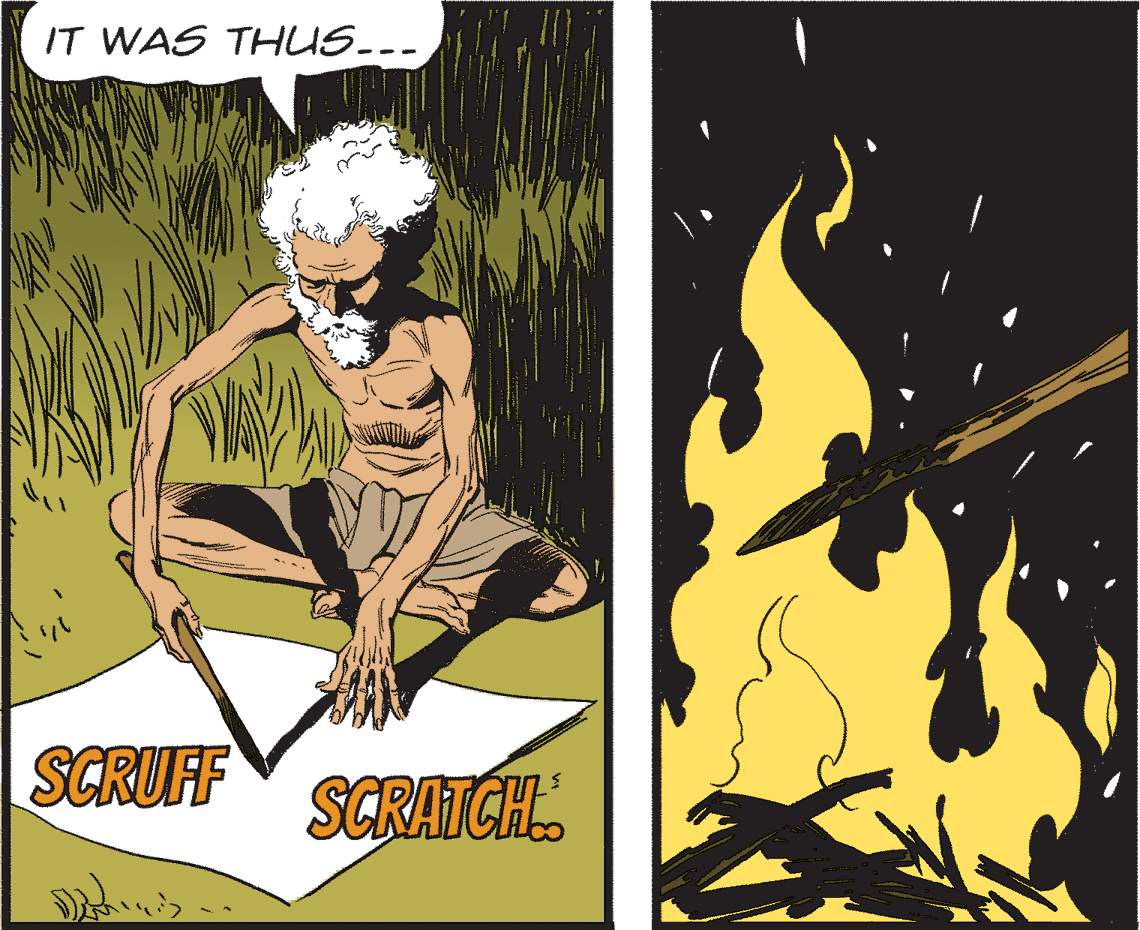 Visual arts OCR: IT WAS THUS..- SCRUFF SCRATCH IT WAS THUS..- SCRUFF SCRATCH