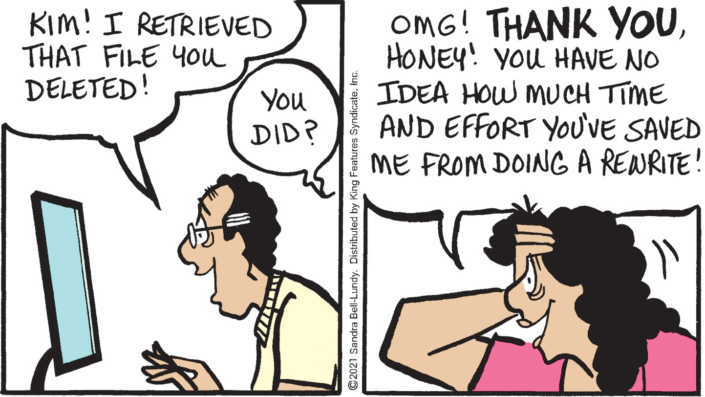 Mammal OCR: KIM! I RETRIEVED THAT FILE YOu DELETED! OMG! THANK YOUHONEY! YOu HAVE NO IDEA HOW MUCH TIME AND EFFORT YOu'VE SAVED ME FROM DOING A RENRITE! You DID? KIM! I RETRIEVED THAT FILE YOu DELETED! OMG! THANK YOUHONEY! YOu HAVE NO IDEA HOW MUCH TIME AND EFFORT YOu'VE SAVED ME FROM DOING A RENRITE! You DID?