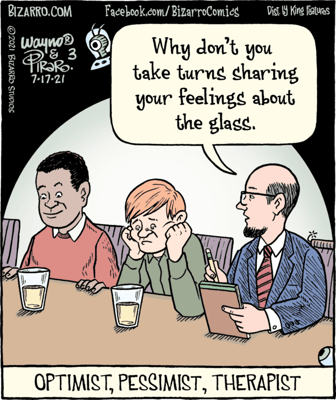 Gesture OCR: Wayno® 3 ©2021 BIZARRO STUDIOS Why don't you take turns sharing your feelings about the glass. 7•17-21 OPTIMISTTHERAPIST ? Dist. b9 King Features BIZARRO.COM Facebook.com/BizarroComies Wayno® 3 ©2021 BIZARRO STUDIOS Why don't you take turns sharing your feelings about the glass. 7•17-21 OPTIMISTTHERAPIST ? Dist. b9 King Features BIZARRO.COM Facebook.com/BizarroComies