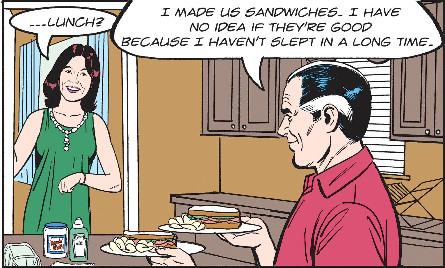 Gesture OCR: I MADE US SANDWICHES. I HAVE NO IDEA IF THEY'RE GOOD BECAUSE I HAVEN'T SLEPT IN A LONG TIME. ---LUNCH? I MADE US SANDWICHES. I HAVE NO IDEA IF THEY'RE GOOD BECAUSE I HAVEN'T SLEPT IN A LONG TIME. ---LUNCH?