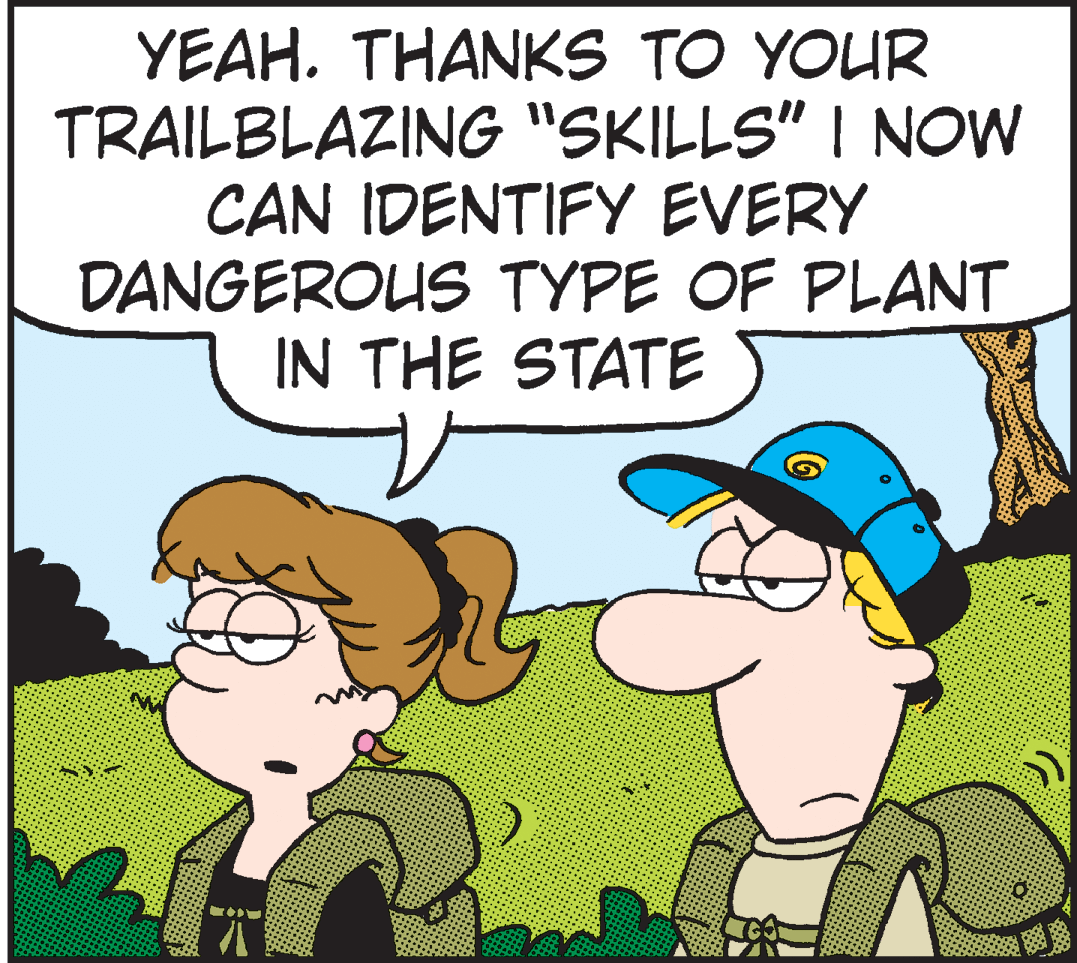 Gesture OCR: YEAH. THANKS TO YOUR TRAILBLAZING "SKILLS" I NOW CAN IDENTIFY EVERY DANGEROUS TYPE OF PLANT IN THE STATE YEAH. THANKS TO YOUR TRAILBLAZING "SKILLS" I NOW CAN IDENTIFY EVERY DANGEROUS TYPE OF PLANT IN THE STATE