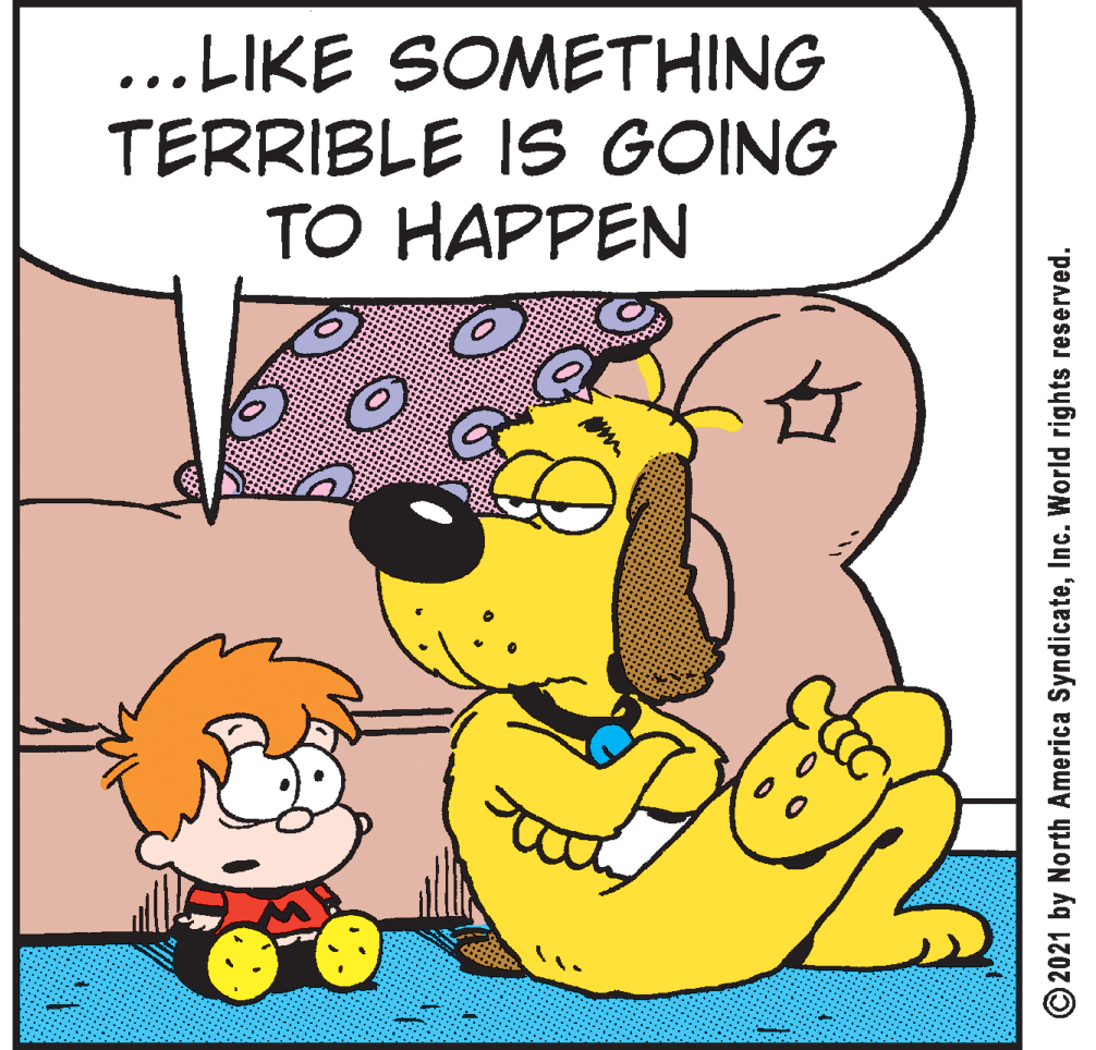 Happy OCR: ...LIKE SOMETHING TERRIBLE IS GOING TO HAPPEN © 2021 by North America SyndicateInc. World rights reserved. ...LIKE SOMETHING TERRIBLE IS GOING TO HAPPEN © 2021 by North America SyndicateInc. World rights reserved.
