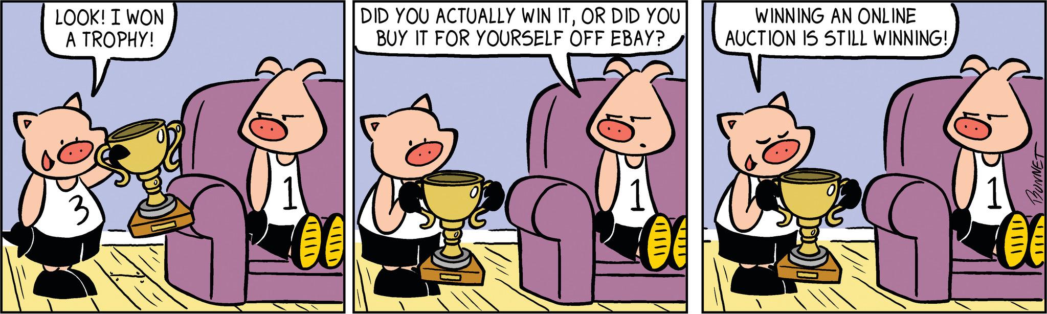 Happy OCR: LOOK! I WON A TROPHY! |||| DID YOU ACTUALLY WIN ITOR DID YOU BUY IT FOR YOURSELF OFF EBAY? WINNING AN ONLINE AUCTION IS STILL WINNING! 9 BUNNET LOOK ! I WON A TROPHY ! |||| DID YOU ACTUALLY WIN ITOR DID YOU BUY IT FOR YOURSELF OFF EBAY ? WINNING AN ONLINE AUCTION IS STILL WINNING ! 9 BUNNET