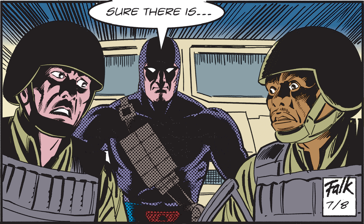 Comics OCR: SURE THERE IS... Falk 7/8 SURE THERE IS... Falk 7/8