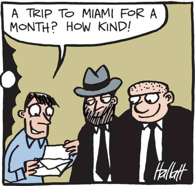 Font OCR: A TRIP TO MIAMI FOR A MONTH? HOW KIND! A TRIP TO MIAMI FOR A MONTH? HOW KIND!