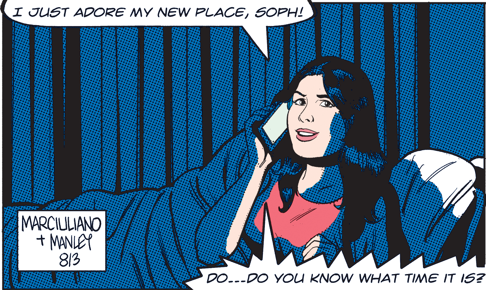 Graphics OCR: I JUST ADORE MY NEW PLACESOPH! MARCIULIANO + MANLEY 813 DO..-DO YOU KNOW WHAT TIME IT IS? I JUST ADORE MY NEW PLACESOPH! MARCIULIANO + MANLEY 813 DO..-DO YOU KNOW WHAT TIME IT IS?