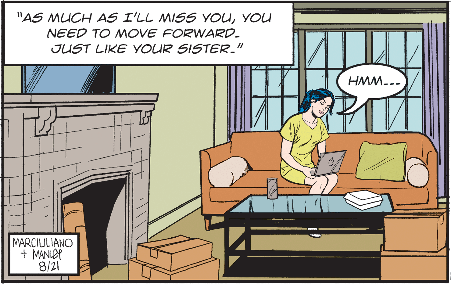Sharing OCR: "AS MUCH AS I'LL MISS YOUYOU NEED TO MOVE FORWARD- JUST LIKE YOUR SISTER." HMM---) MARCIULIANO + MANIEP 8/21 "AS MUCH AS I'LL MISS YOUYOU NEED TO MOVE FORWARD- JUST LIKE YOUR SISTER." HMM---) MARCIULIANO + MANIEP 8/21