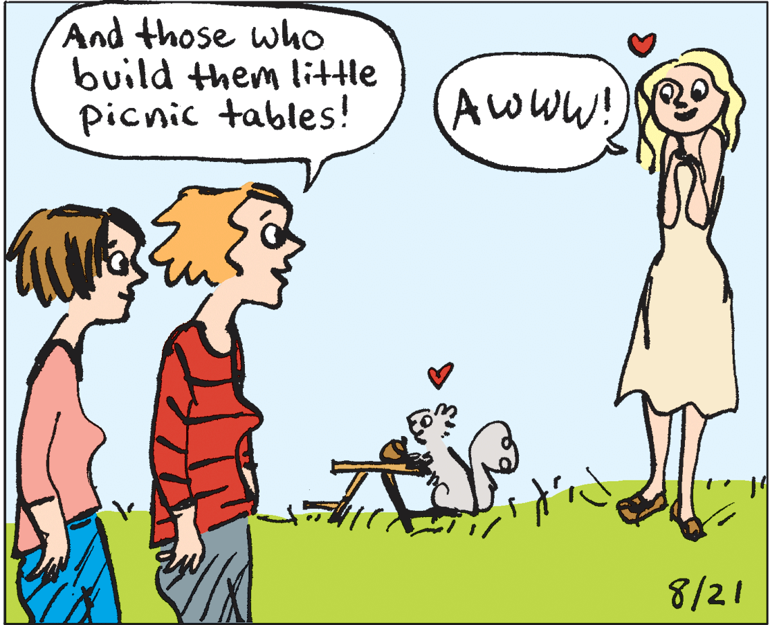 Organism OCR: And those who build them little picnic tables! AWWW! 8/21 And those who build them little picnic tables! AWWW! 8/21