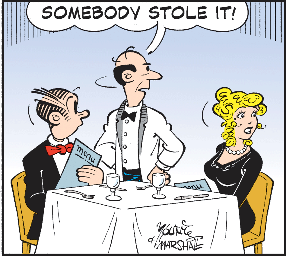 Tableware OCR: SOMEBODY STOLE IT! menu MARSHAL SOMEBODY STOLE IT! menu MARSHAL