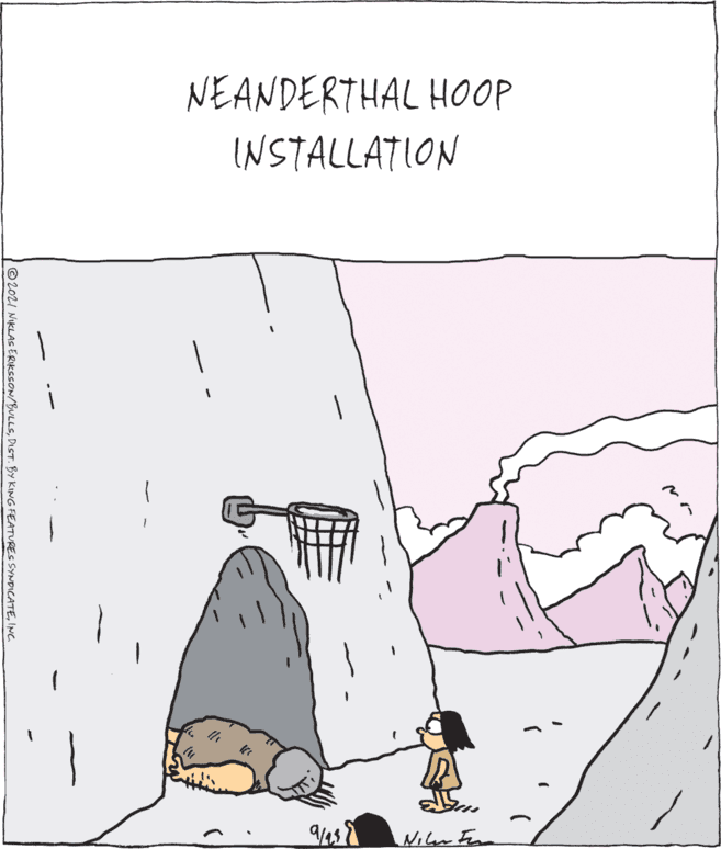 Design OCR: NEANDERTHAL HOOP INSTALLATION NilrFm © 2021 NIKLAS ERIKSSON/BULLSINC NEANDERTHAL HOOP INSTALLATION NilrFm © 2021 NIKLAS ERIKSSON/BULLSDIST. BY KING FEATURES SYNDICATE