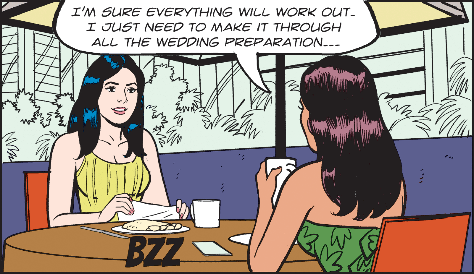 Fun OCR: I'M SURE EVERYTHING WILL WORK OUT- I JUST NEED TO MAKE IT THROUGH ALL THE WEDDING PREPARATION..- ?? BZZ ? NNT N I'M SURE EVERYTHING WILL WORK OUT- I JUST NEED TO MAKE IT THROUGH ALL THE WEDDING PREPARATION..- ? ? BZZ ? NNT N