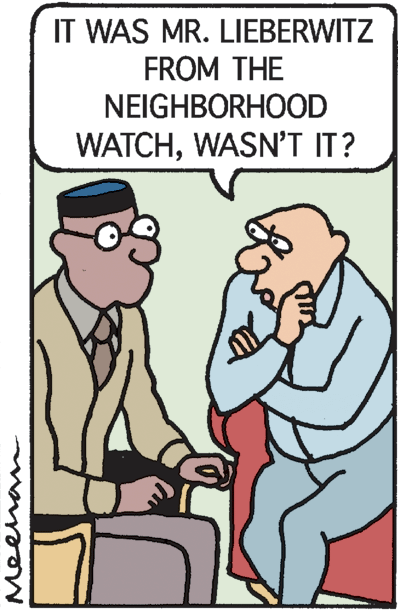 Interaction OCR: IT WAS MR. LIEBERWITZ FROM THE NEIGHBORHOOD WATCHWASN'T IT? Meenanm IT WAS MR. LIEBERWITZ FROM THE NEIGHBORHOOD WATCHWASN'T IT? Meenanm