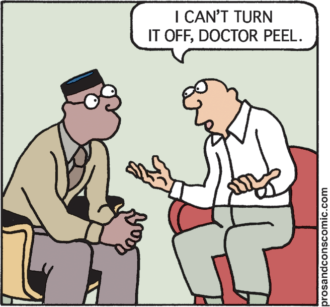 Finger OCR: I CAN'T TURN IT OFFDOCTOR PEEL. prosandconscomic.com I CAN'T TURN IT OFFDOCTOR PEEL. prosandconscomic.com