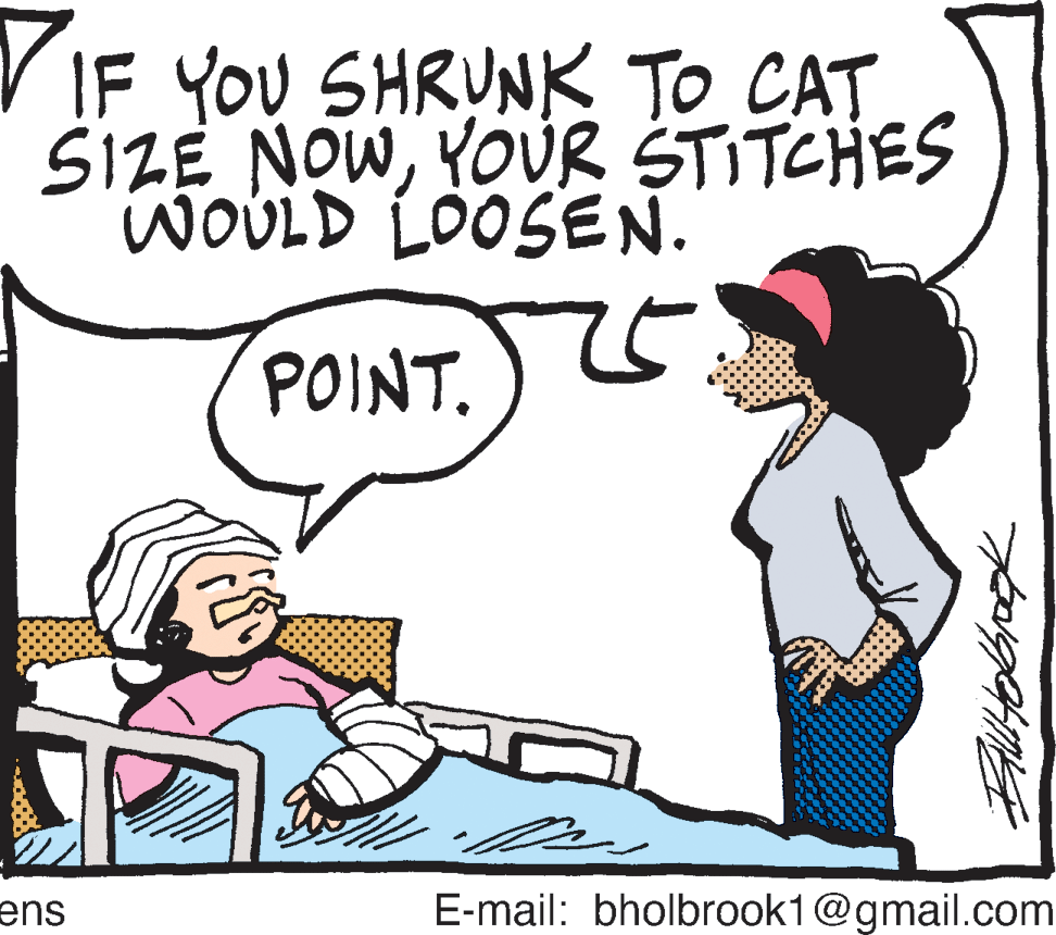 Mammal OCR: VIF You SHRUNK TO CAT SIZE NOWYOUR STITCHES WOULD LOOSEN. POINT. ens E-mail: bholbrook1@gmail.com VIF You SHRUNK TO CAT SIZE NOWYOUR STITCHES WOULD LOOSEN. POINT. ens E-mail: bholbrook1@gmail.com