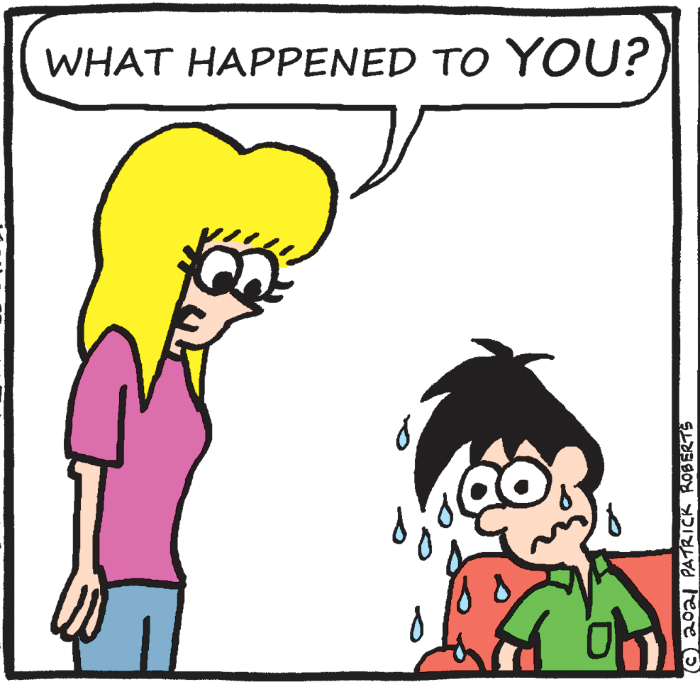 Human body OCR: WHAT HAPPENED TO Y OU? ©2oal PATRICK ROBERTS WHAT HAPPENED TO Y OU? ©2oal PATRICK ROBERTS
