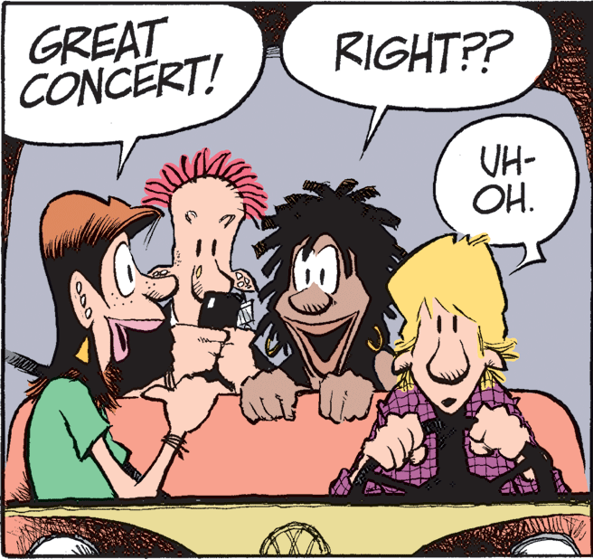 Interaction OCR: GREAT CONCERT! RIGHT?? UH- OH. GREAT CONCERT! RIGHT?? UH- OH.