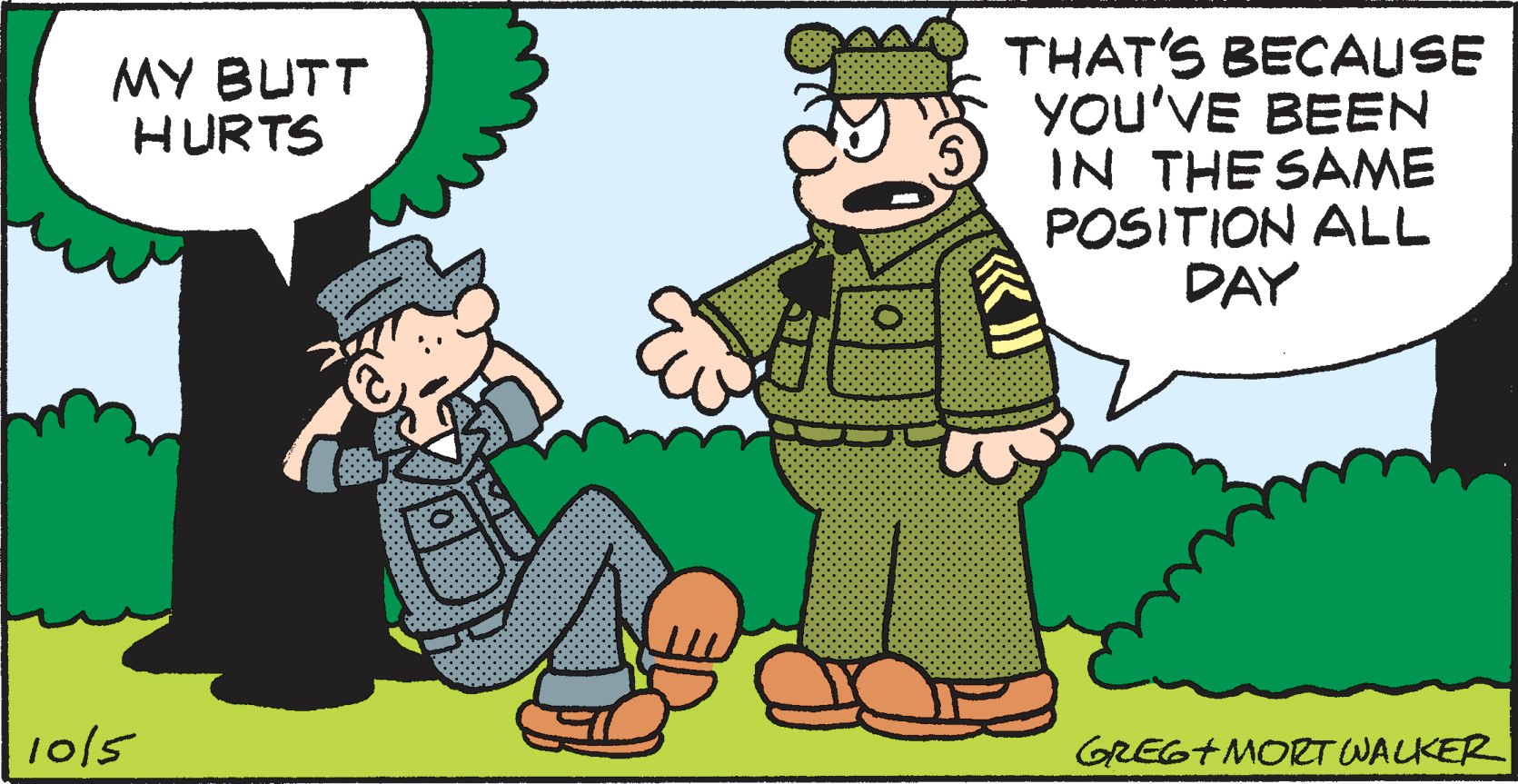 Gesture OCR: THAT'S BECAUSE YOU'VE BEEN IN THE SAME POSITION ALL DAY MY BUTT HURTS 1015 GREG+MORT WALKER THAT'S BECAUSE YOU'VE BEEN IN THE SAME POSITION ALL DAY MY BUTT HURTS 1015 GREG+MORT WALKER
