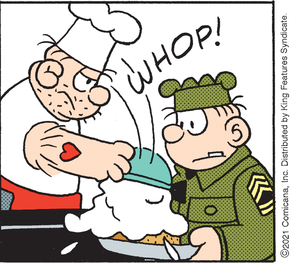 Art OCR: duHOP! ©2021 ComicanaInc. Distributed by King Features Syndicate. duHOP! ©2021 ComicanaInc. Distributed by King Features Syndicate.