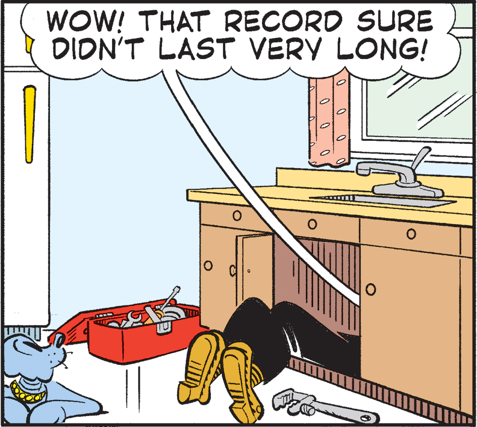 Rectangle OCR: WOW! THAT RECORD SURE DION'T LAST VERY LONG! WOW! THAT RECORD SURE DION'T LAST VERY LONG!