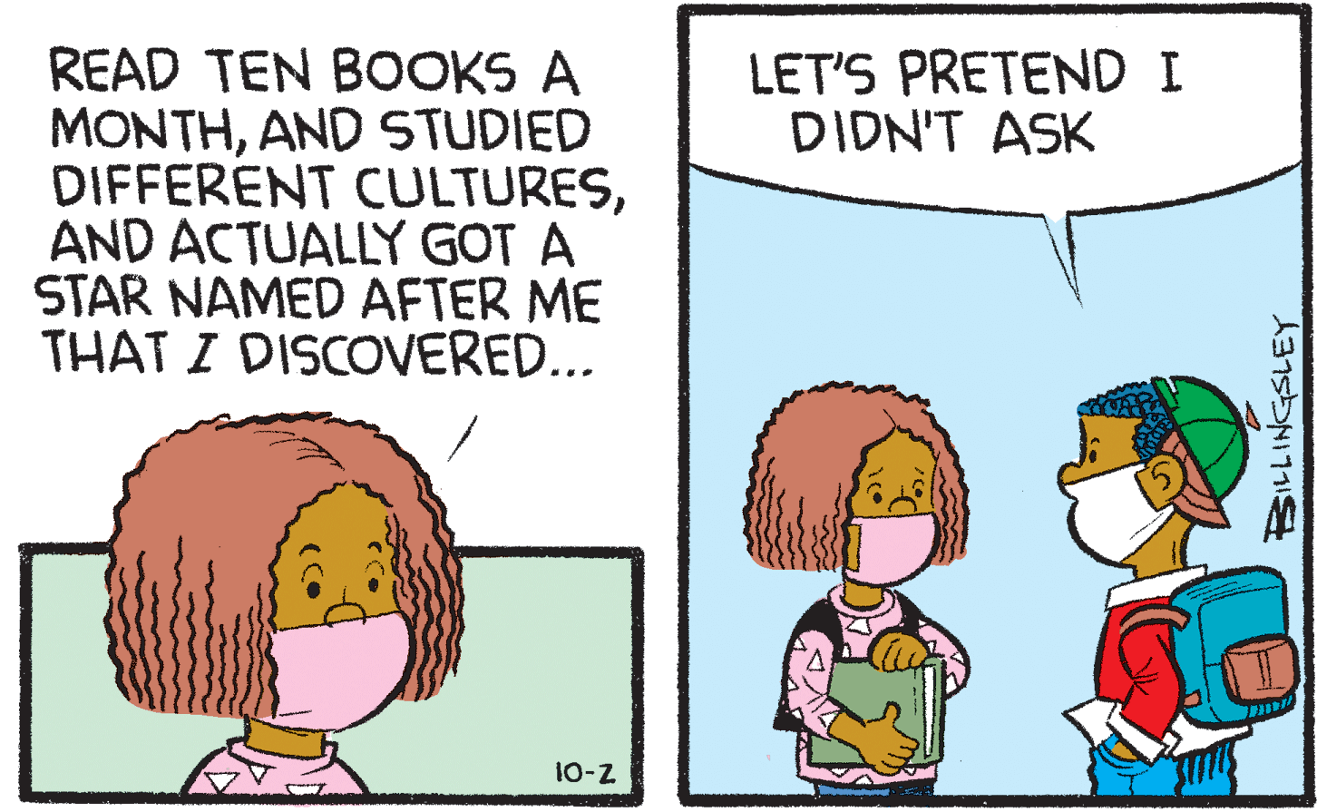 Happy OCR: READ TEN BOOKS A MONTHAND STUDIED DIFFERENT CULTURESAND ACTUALLY GOT A STAR NAMED AFTER ME THAT I DISCOVERED... LET'S PRETEND I DIDN'T ASK 10-Z BILLINGSLEY READ TEN BOOKS A MONTHAND STUDIED DIFFERENT CULTURESAND ACTUALLY GOT A STAR NAMED AFTER ME THAT I DISCOVERED... LET'S PRETEND I DIDN'T ASK 10-Z BILLINGSLEY
