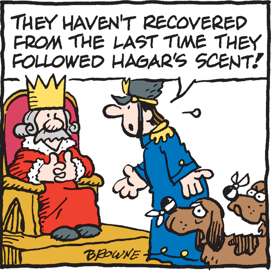 Happy OCR: THEY HAVENT RECOVERED FROM THE LAST TIME THEY FOLLOWED HAGAR'S SCENT! BEOWNE THEY HAVENT RECOVERED FROM THE LAST TIME THEY FOLLOWED HAGAR'S SCENT! BEOWNE