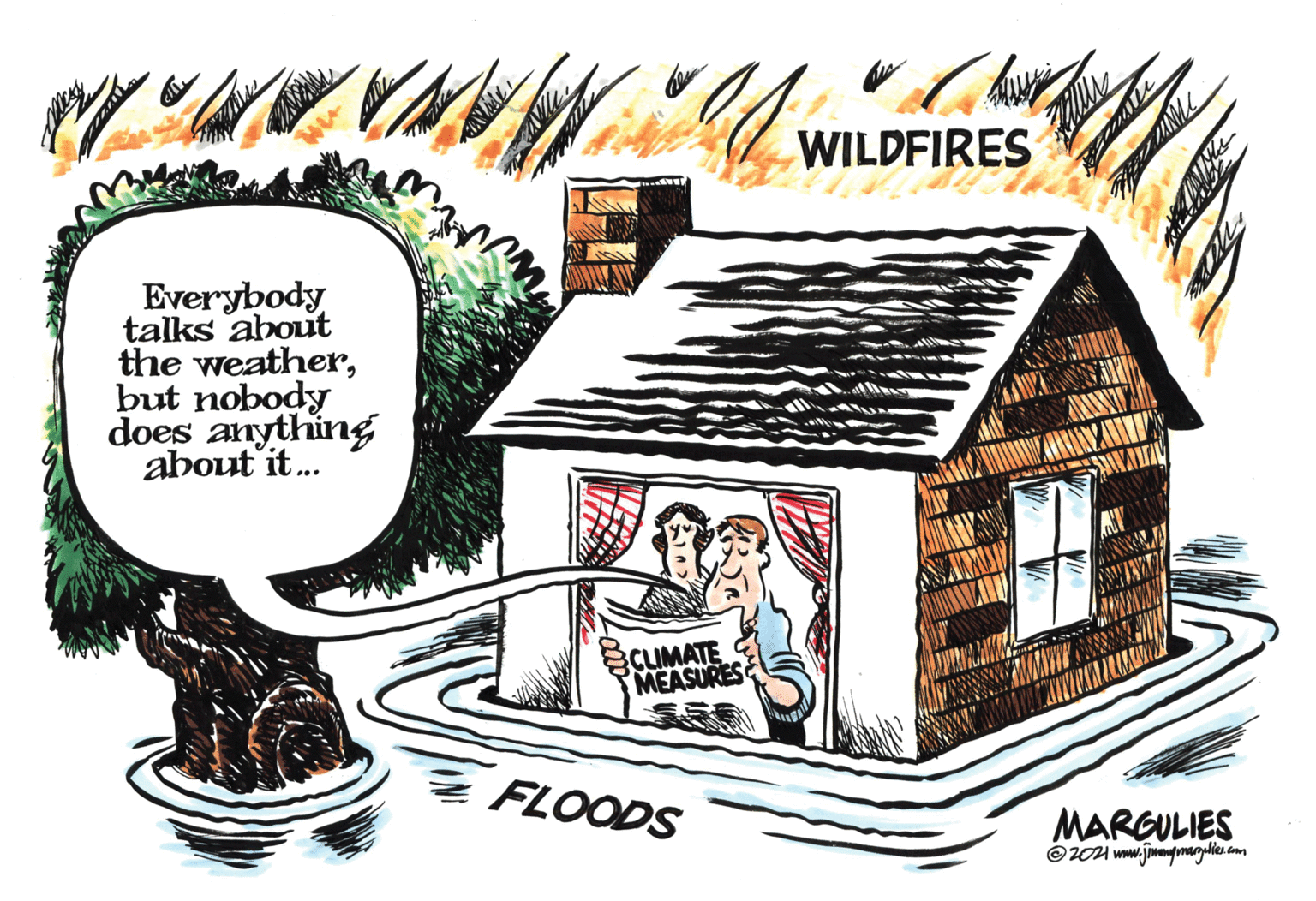 Slope OCR: WILDFIRES Everybody talks about the weatherbut nobody does anything about it.. SCUMATE MEASURES 2 FLOODS MARGULIES ©201 www.jimanmanylies am WILDFIRES Everybody talks about the weatherbut nobody does anything about it.. SCUMATE MEASURES 2 FLOODS MARGULIES ©201 www.jimanmanylies am