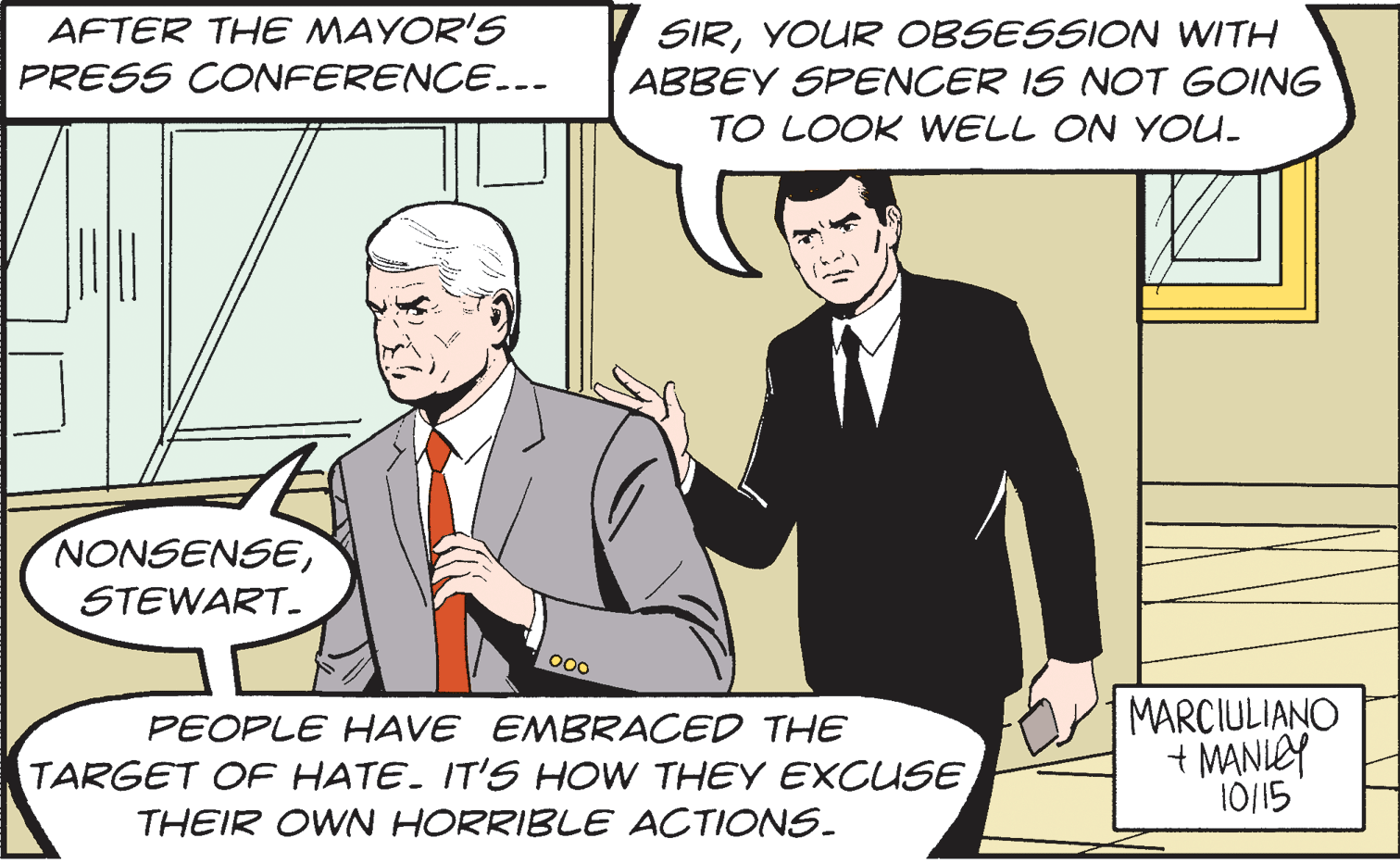 Suit OCR: AFTER THE MAYOR'S SIRYOUR OBSESSION WITH ABBEY SPENCER IS NOT GOING PRESS CONFERENCE..- TO LOOK WELL ON YOU. NONSENSESTEWART. OOo PEOPLE HAVE EMBRACED THE MARCIULIANO TARGET OF HATE. IT'S HOW THEY EXCUSE THEIR OWN HORRIBLE ACTIONS. + MANIEY 10/15 AFTER THE MAYOR'S SIRYOUR OBSESSION WITH ABBEY SPENCER IS NOT GOING PRESS CONFERENCE..- TO LOOK WELL ON YOU. NONSENSESTEWART. OOo PEOPLE HAVE EMBRACED THE MARCIULIANO TARGET OF HATE. IT'S HOW THEY EXCUSE THEIR OWN HORRIBLE ACTIONS. + MANIEY 10/15