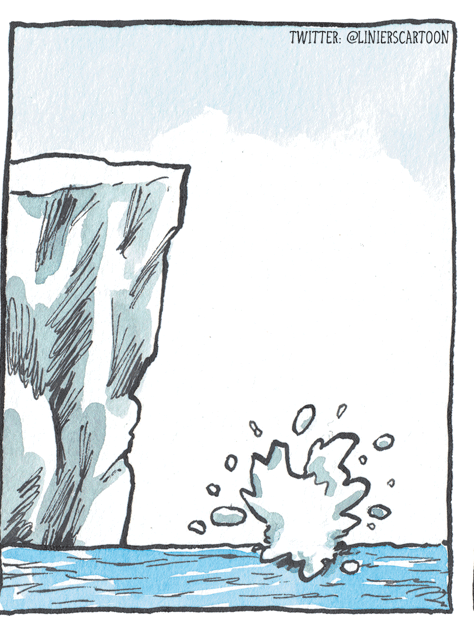Water OCR: TWITTER: @LINIERSCARTOON TWITTER: @LINIERSCARTOON