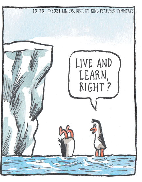Drawing OCR: 10-30 2021 LINIERSDIST. BY KING FEATURES SYNDICATE LIVE AND LEARNRIGHT? 10-30 2021 LINIERSDIST. BY KING FEATURES SYNDICATE LIVE AND LEARN