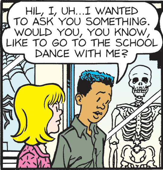 Happy OCR: HILUH...I WANTED TO AŠK YOU SOMETHING. WOULD YOULIKE TO GO TO THE SCHOOL DANCE WITH ME? HILUH...I WANTED TO AŠK YOU SOMETHING. WOULD YOUYOU KNOWLIKE TO GO TO THE SCHOOL DANCE WITH ME?