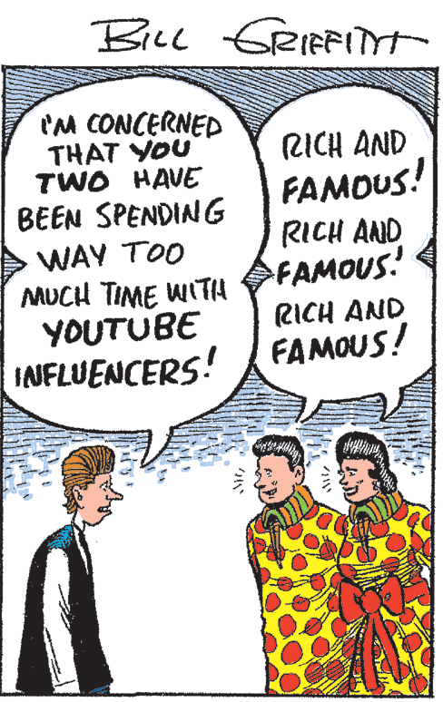 Mammal OCR: Brec GRIEFITt 'M CONCERNED THAT YOU TWO HAVE RICH AND FAMOUS! RICH AND FAMOUS! BEEN SPENDING WAY TOO MUCH TIME WITH YOUTUBE INFLUENCERS! RICH AND FAMOUS! Brec GRIEFITt 'M CONCERNED THAT YOU TWO HAVE RICH AND FAMOUS! RICH AND FAMOUS! BEEN SPENDING WAY TOO MUCH TIME WITH YOUTUBE INFLUENCERS! RICH AND FAMOUS!
