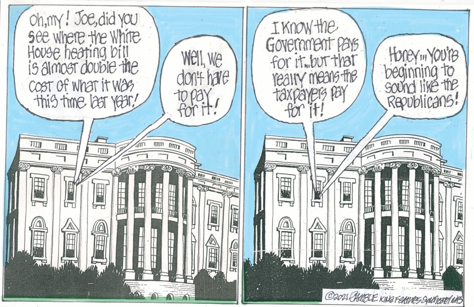 Rectangle OCR: Ohdid you see where the WhiTe HOUse hea?ing bili is almoST double the COST Of WhaT it wan this time laar yaar! IKnow the GOvernment PAs for itbuT thar realty means the taxpáyers pay for it! Honey YOU'rB beginning to SOUnd liké the Repoblicans! welwe don't have for it! -? ?? ? ? HTA ==== Ohmy! Joedid you see where the WhiTe HOUse hea?ing bili is almoST double the COST Of WhaT it wan this time laar yaar! IKnow the GOvernment PAs for itbuT thar realty means the taxpáyers pay for it! Honey YOU'rB beginning to SOUnd liké the Repoblicans! welwe don't have for it! - ? ? ? ? ? HTA ====