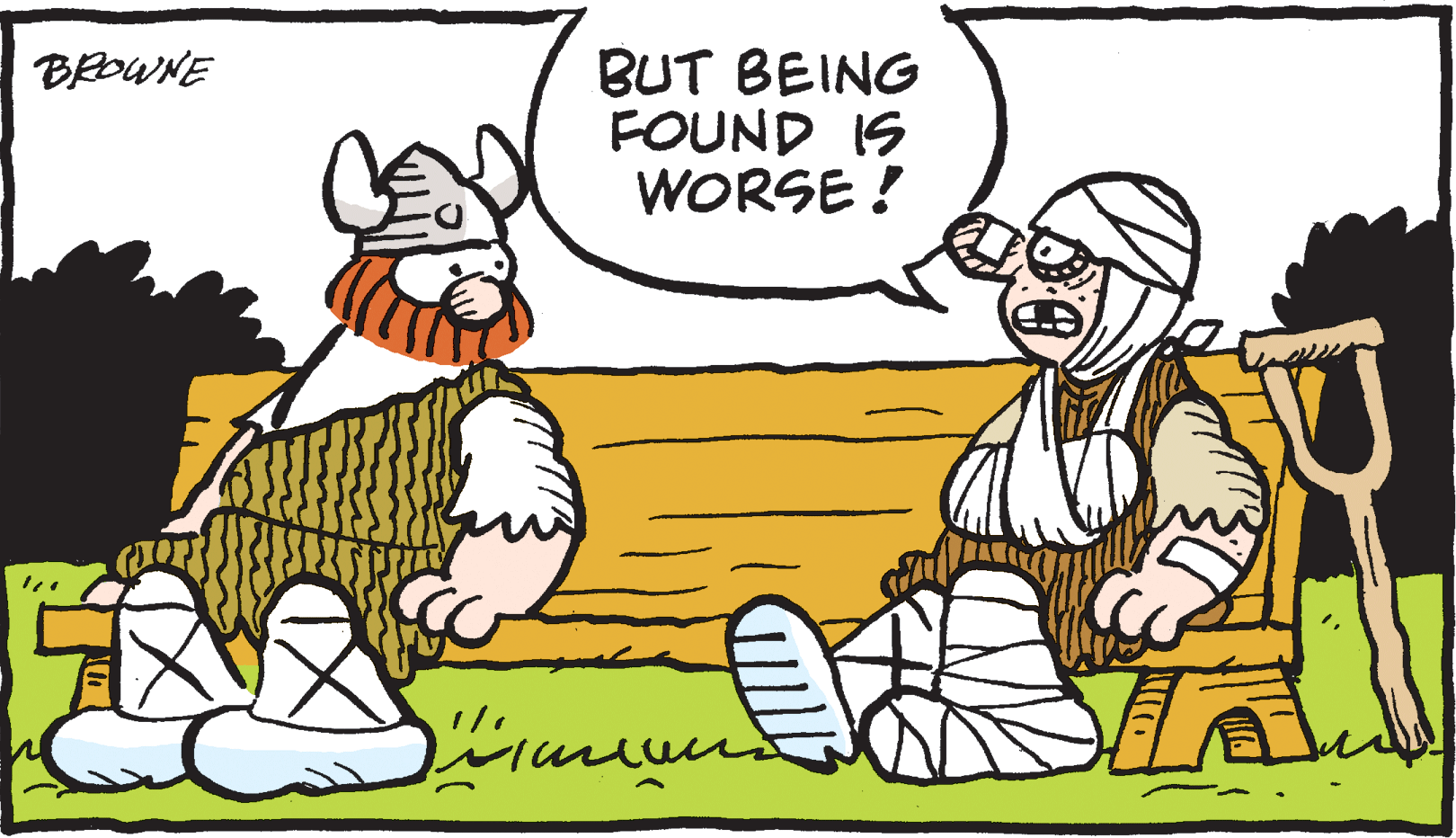 Happy OCR: BUT BEING FOUND IS WORSE ! BROWNE BUT BEING FOUND IS WORSE ! BROWNE