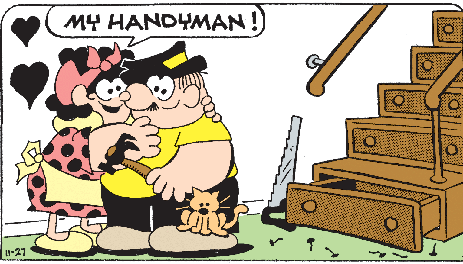 Rectangle OCR: MY HANDYMAN ! I1-27 MY HANDYMAN ! I1-27