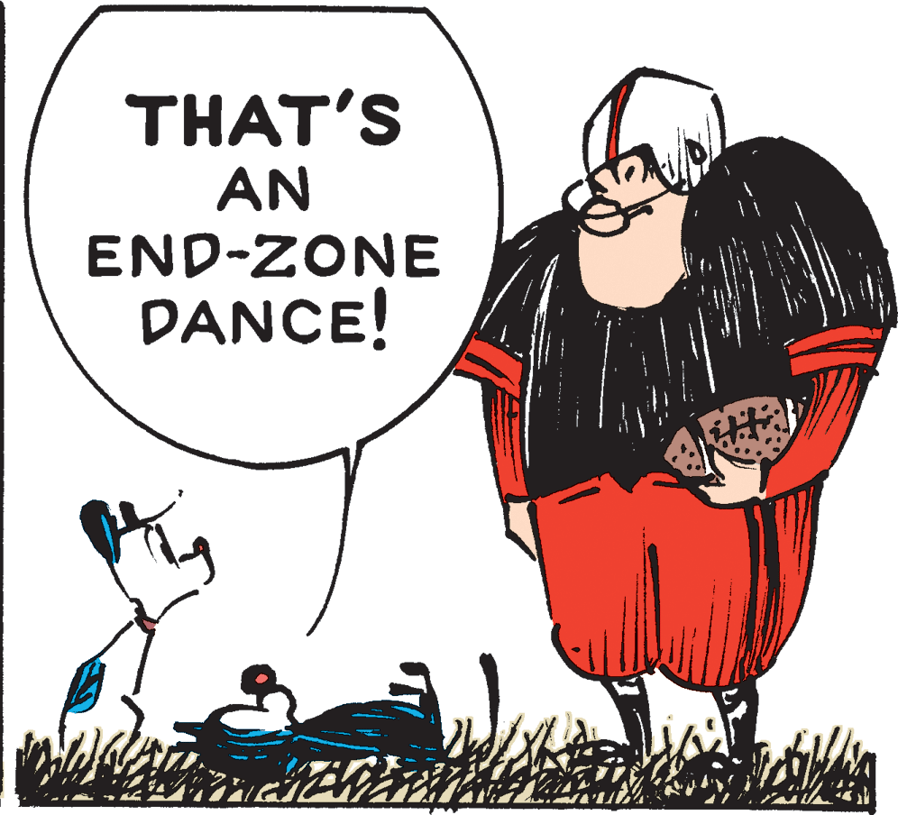 Sharing OCR: THAT'S AN END-ZONE DANCE! THAT'S AN END-ZONE DANCE!