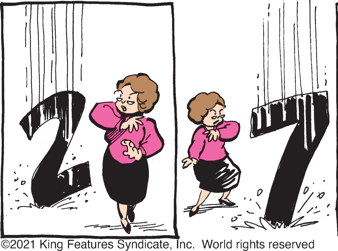 Social group OCR: ©2021 King Features SyndicateInc. World rights reserved ©2021 King Features SyndicateInc. World rights reserved
