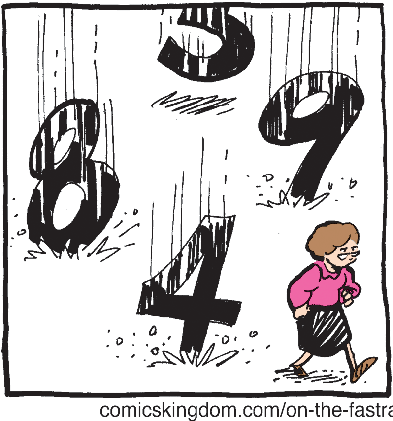 Circle OCR: 4. comicskingdom.com/on-the-fastra 4. comicskingdom.com/on-the-fastra
