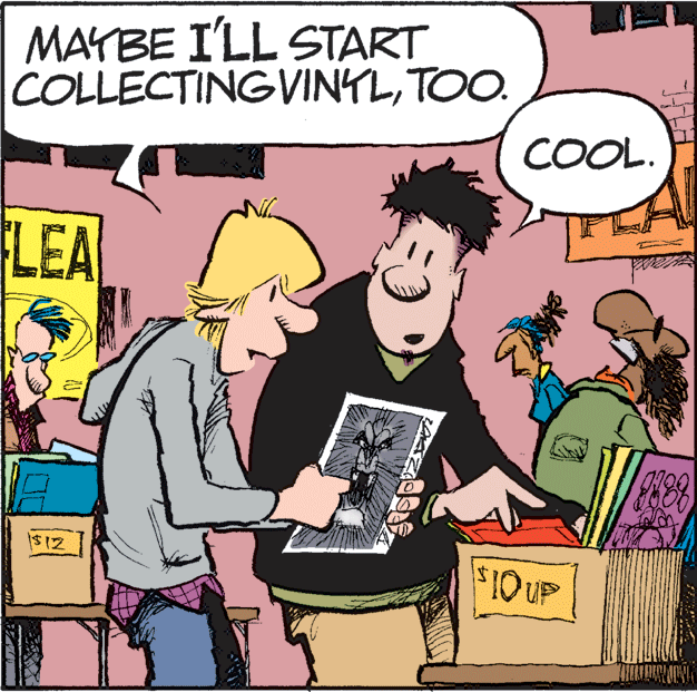 Social group OCR: MAYBE I'LL START COLLECTINGVINYLTOO. COOL. LEA 1512 $1OUP MAYBE I'LL START COLLECTINGVINYLTOO. COOL. LEA 1512 $1OUP