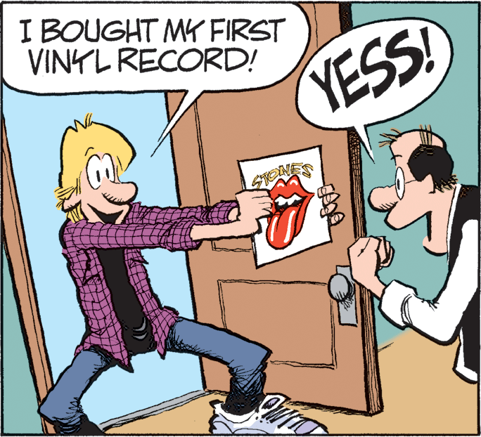 Mode of transport OCR: I BOUGHT MY FIRST VINYL RECORD! YESS! STONES I BOUGHT MY FIRST VINYL RECORD! YESS! STONES
