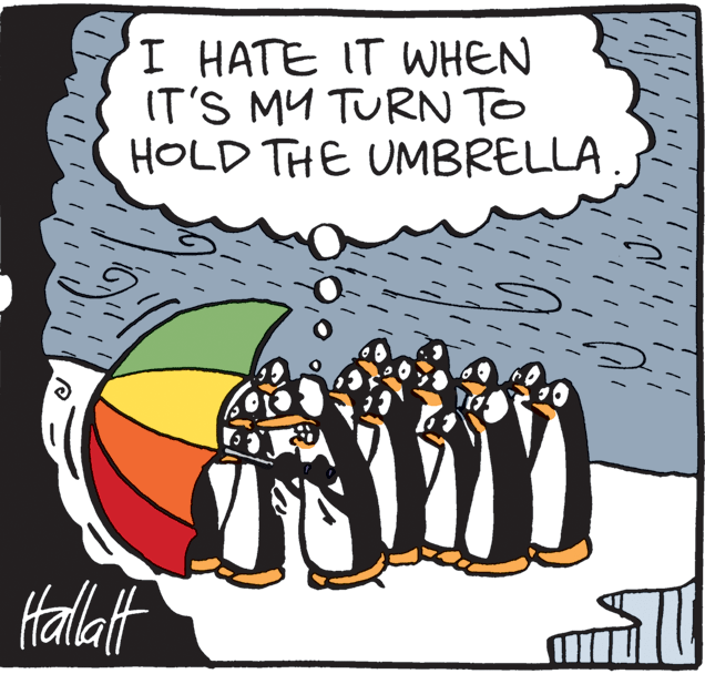Art OCR: I HATE IT WHEN IT'S MY TURN TO HOLD THE UMBRELLA. Halatf I HATE IT WHEN IT'S MY TURN TO HOLD THE UMBRELLA. Halatf